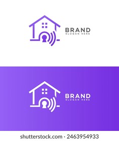 burglar alarm logo Identity Sign Symbol Template  