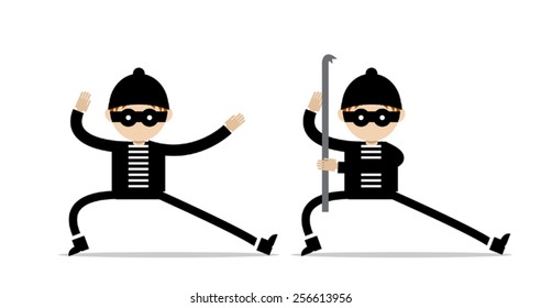 Burglar With A Crowbar