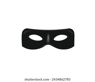 Burglar eye mask. vector illustration