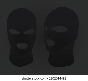 Burglar hat. vector illustration