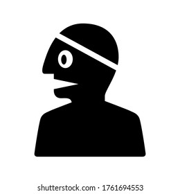 burglar  icon or logo isolated sign symbol vector illustration - high quality black style vector icons
