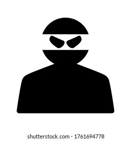 burglar  icon or logo isolated sign symbol vector illustration - high quality black style vector icons

