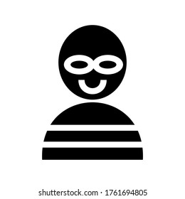 burglar  icon or logo isolated sign symbol vector illustration - high quality black style vector icons

