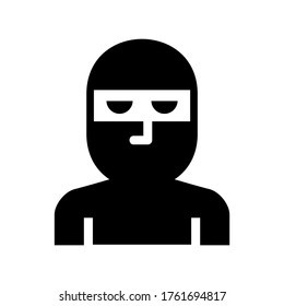 burglar  icon or logo isolated sign symbol vector illustration - high quality black style vector icons

