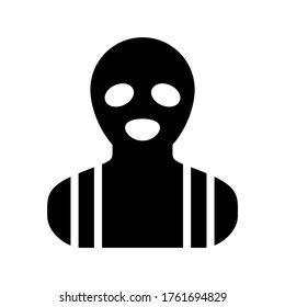 burglar  icon or logo isolated sign symbol vector illustration - high quality black style vector icons
