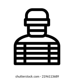burglar icon or logo isolated sign symbol vector illustration - high quality black style vector icons
