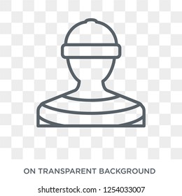 Burglar icon. Trendy flat vector Burglar icon on transparent background from law and justice collection. High quality filled Burglar symbol use for web and mobile