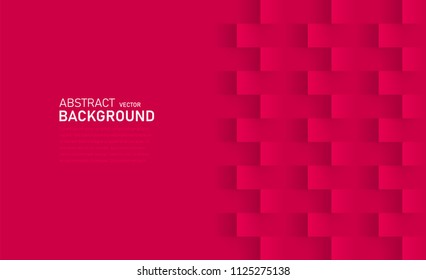 Burgundy abstract texture. Vector background 3D paper in origami style can be used in presentation, website, mobile application, cover design, book design, corporate identity design or advertising.