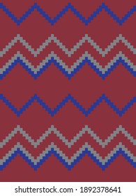 Burgundy Argyle, diamond shape seamless pattern background suitable for fashion textile, knitwear, graphics