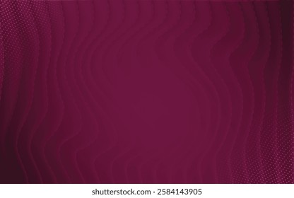 burgundy background with abstract wavy lines composition