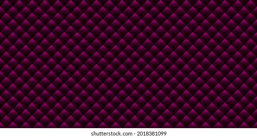 Burgundy background with  rhombuses. Seamless vector illustration. 