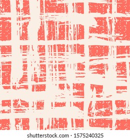 Burgundy and Beige tie dye seamless pattern.  Shibori seamless print. Watercolor hand drawn batik.  Handmade watercolour shirt tie dye pattern. Japan traditional tile. Crimson and White shibori.