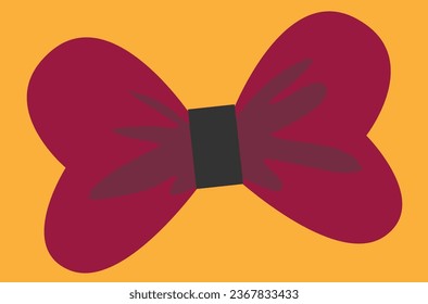 burgundy bow tie for celebration