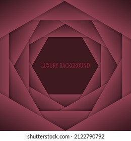Burgundy geometric background. Vector illustration.