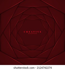 Burgundy geometric background. Vector illustration.