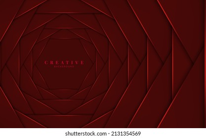Burgundy geometric background. Vector illustration.