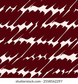 Burgundy Hand Drawn Texture Decorative seamless pattern. Repeating background. Tileable wallpaper print.