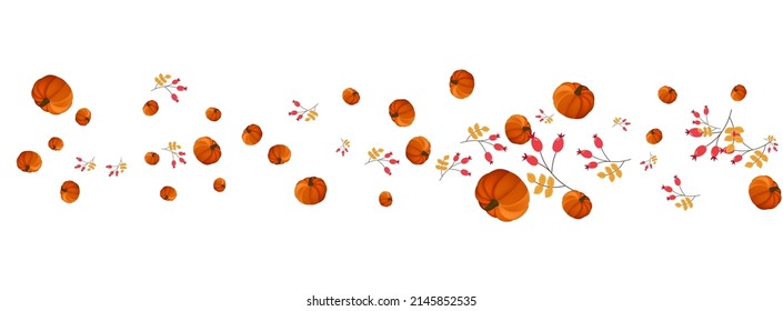 Burgundy Leaf Background White Vector. Leaves Image. Orange Halloween Set. Cozy Template. Yellow Vegetable Healthy Frame.