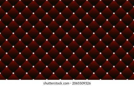 Burgundy luxury background with crystals. Vector illustration.