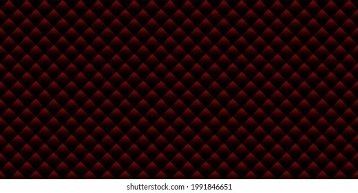 Burgundy luxury background with rhombuses. Seamless vector illustration. 