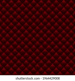 Burgundy luxury background with small beads and rhombuses. Seamless vector illustration. 