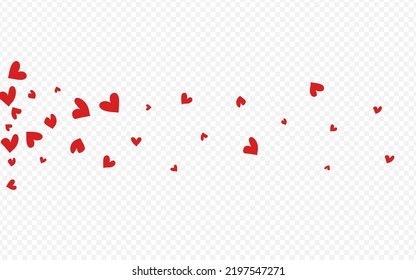 Burgundy Papercut Vector Transparent Backgound. Romantic Confetti Template. Pink Visual Heart Illustration.