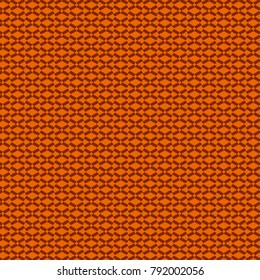 Burgundy patterns on an orange background