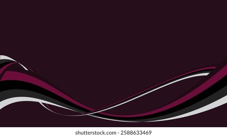 Burgundy Red wave abstract background. Line abstract with red burgundy background. Suit for backdrop, banner, flyer, card, presentation template and others.