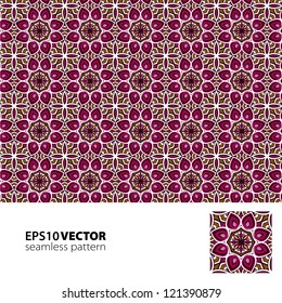 Burgundy seamless pattern. Vector illustration