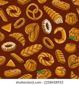 FONDO DE VECTOR INALÁMBRICO DE BURGUNDA CON DELICIOSAS PASTELES DULCES