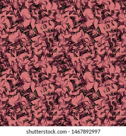 Burgundy starry dense texture on a red background. Stars seamless pattern for a great mood.

