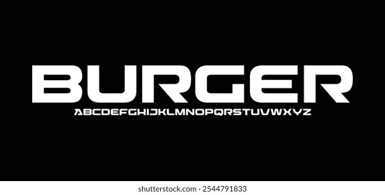 Burgur, minimal font creative modern alphabet. Typography modern Serif fonts regular decorative vintage concept. minimalist style fonts set. vector illustration
