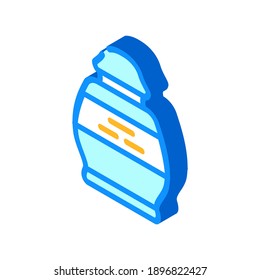 burial urn isometric icon vector. burial urn sign. isolated symbol illustration