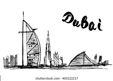 Burj Al Arab Jumeirah and Jumeirah Beach Hotel - Dubai