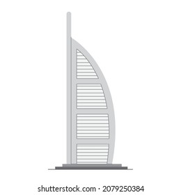 burj al arab UAE building icon