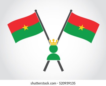 Burkina Faso Emblem King