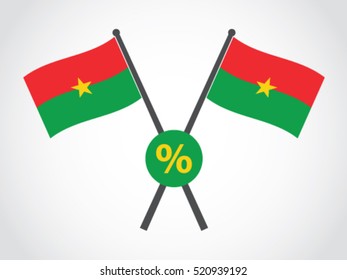 Burkina Faso Emblem Percentage