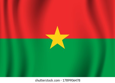 Vector de imágenes de la bandera de Burkina Faso. EPS.file.