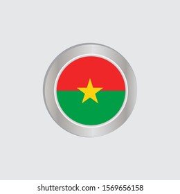 Burkina faso flag in official color, embed map, as the original