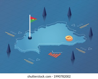Burkina Faso Map Flag Currency Modern Stock Vector (Royalty Free ...