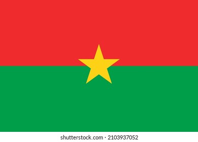 Burkina Faso official flag of country