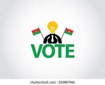 Burkina Faso Podium Bright Idea Politician Election