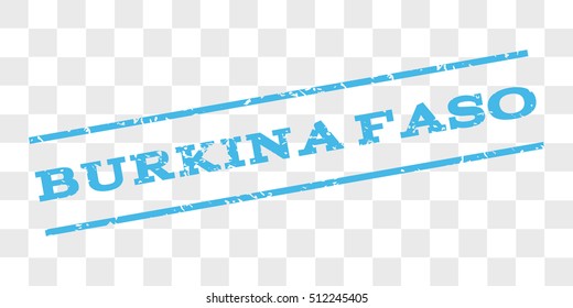 Burkina Faso watermark stamp. Text caption between parallel lines with grunge design style. Rubber seal stamp with scratched texture.