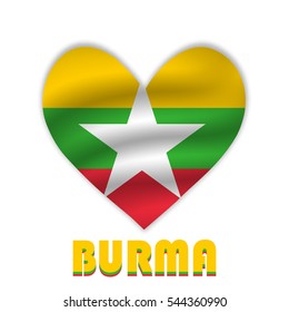 Burma Independence Day Design.