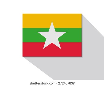 burma long shadow flag