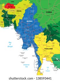 Burma map