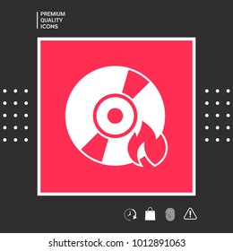 Burn CD or DVD icon
