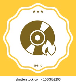Burn CD or DVD icon