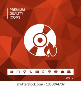 Burn CD or DVD icon