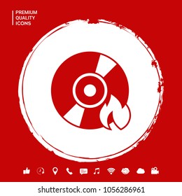 Burn CD or DVD icon